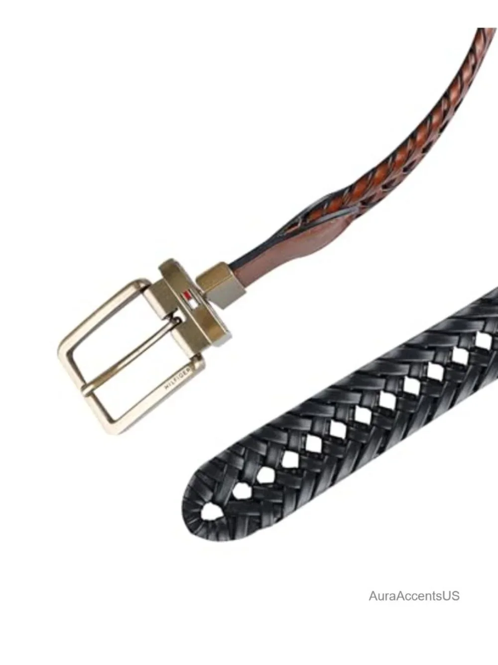 Men's Reversible Leather Belt Fully Adjustable 2-in-1 Dress Casual